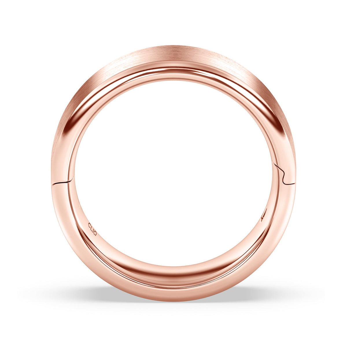 Flat Comfort Fit Band with Matte Finish, 10mm