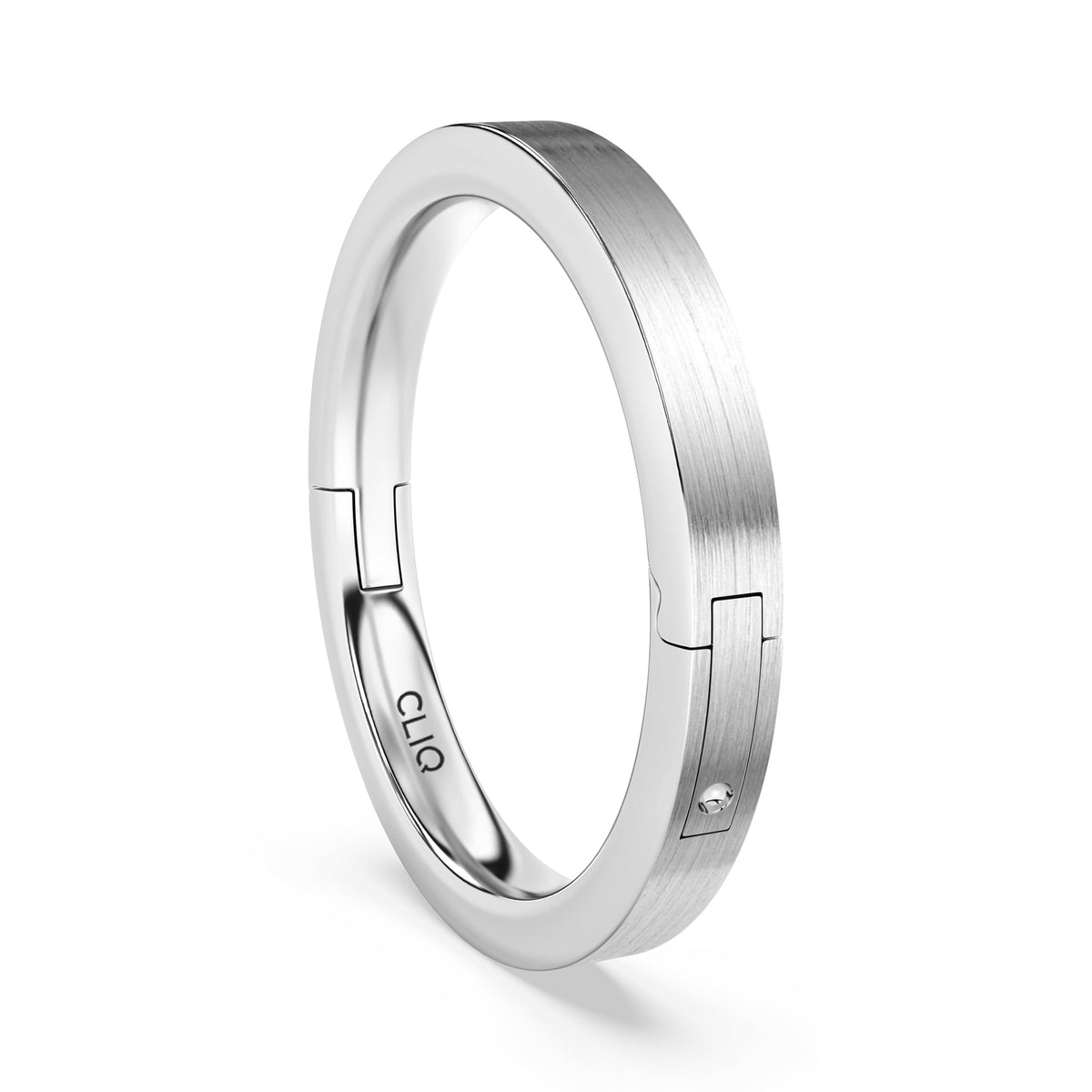 Flat Comfort Fit Band with Matte Finish, 3mm