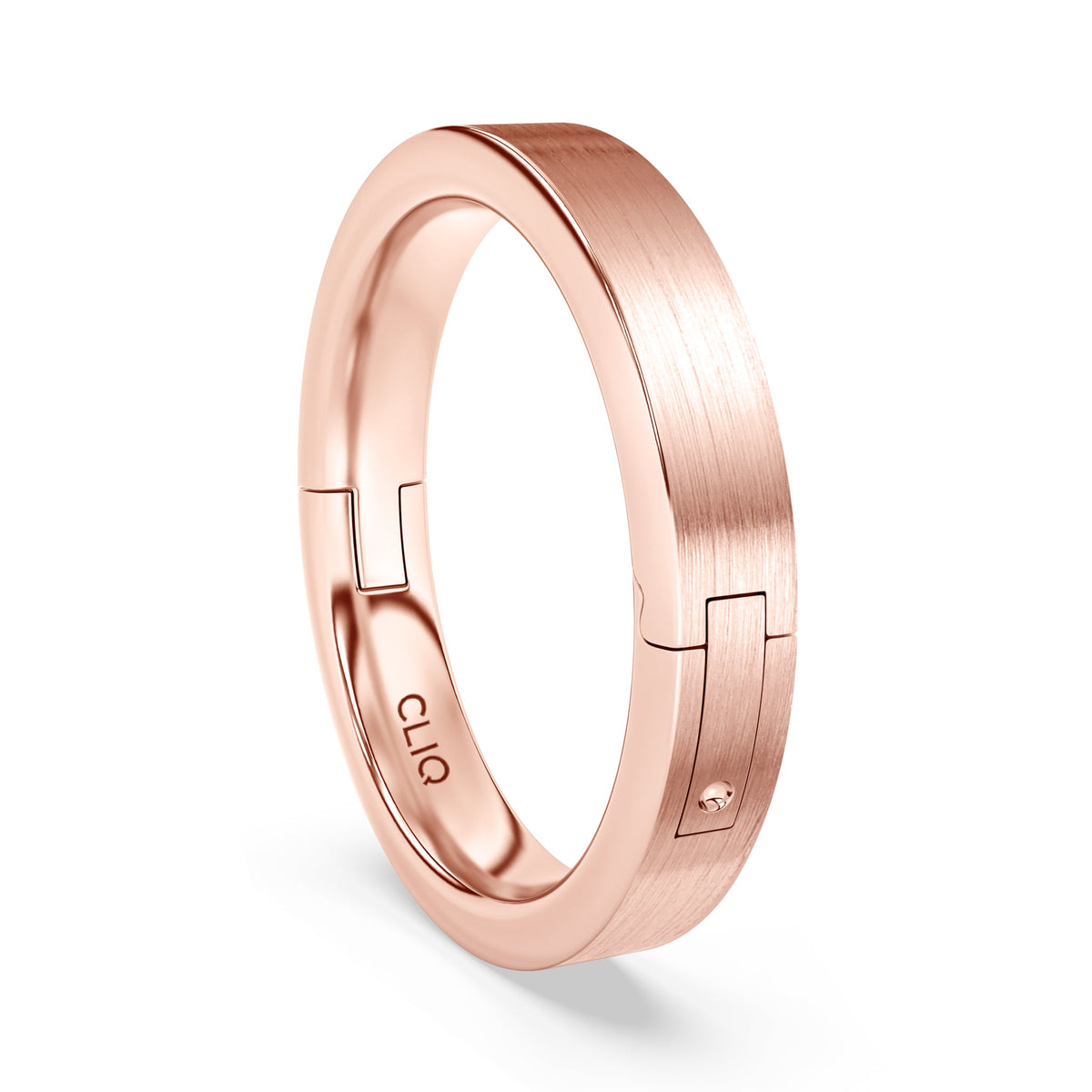 Flat Comfort Fit Band with Matte Finish, 4mm