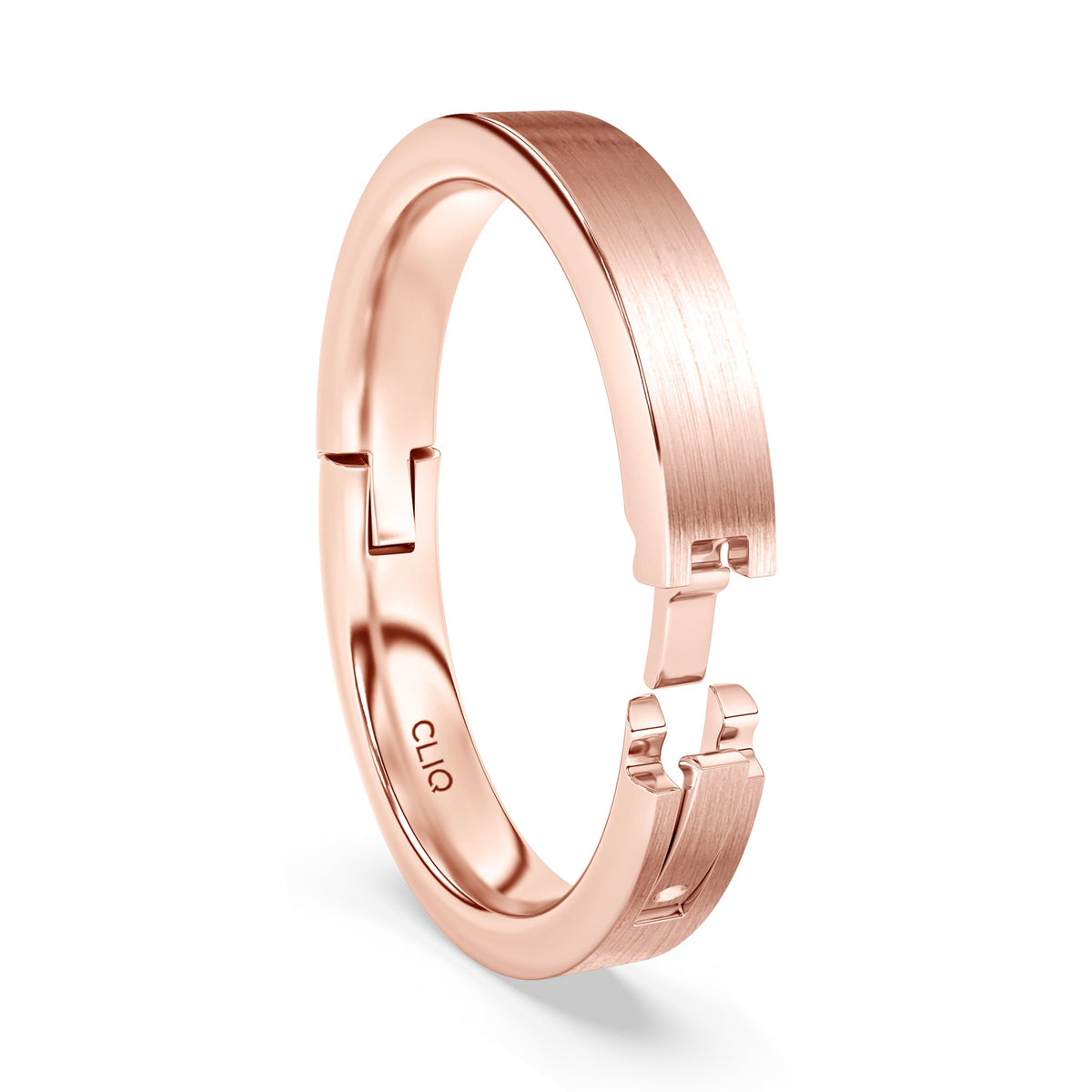 Flat Comfort Fit Band with Matte Finish, 4mm