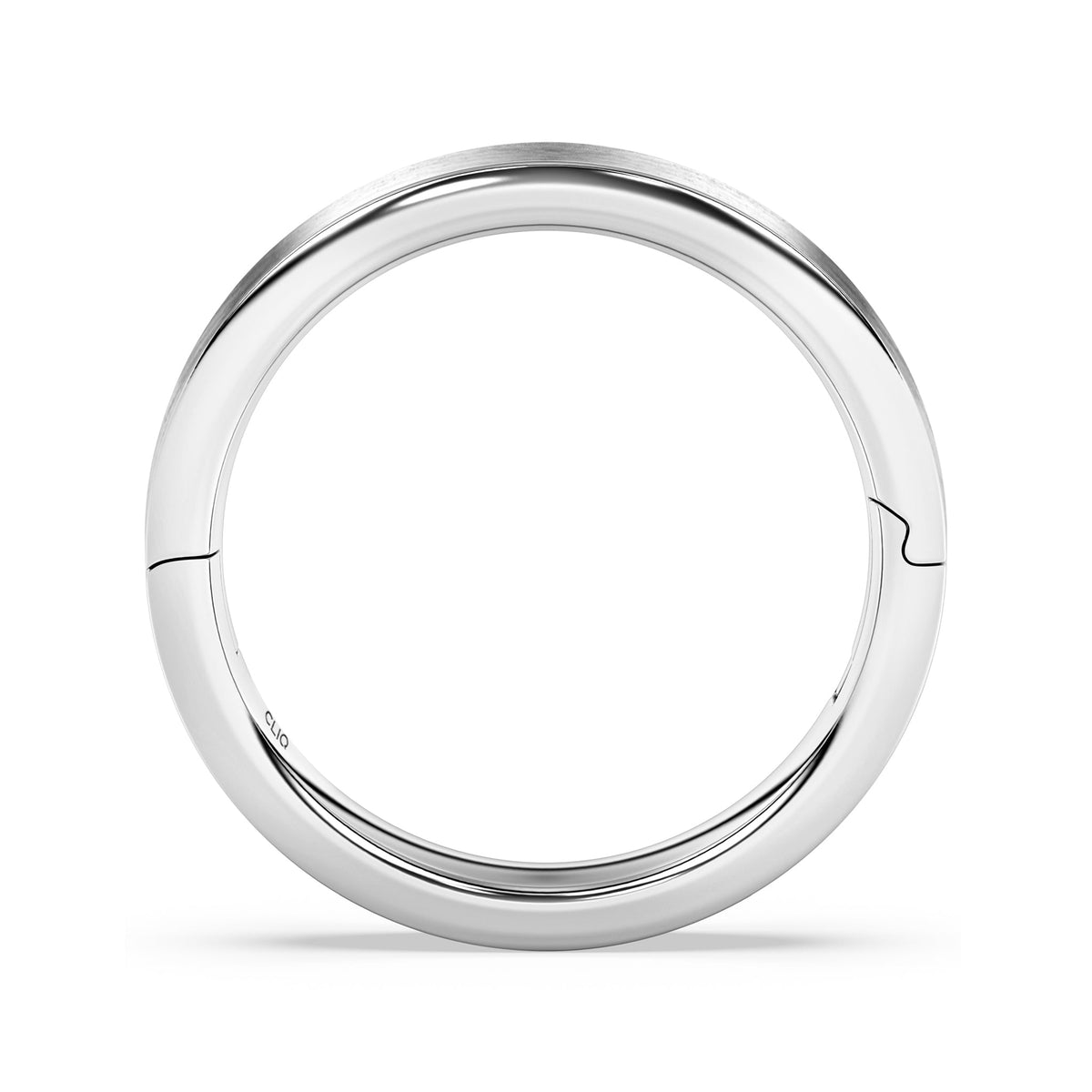 Flat Comfort Fit Band with Matte Finish, 4mm
