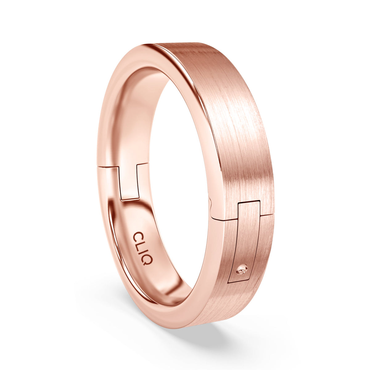 Flat Comfort Fit Band with Matte Finish, 5mm