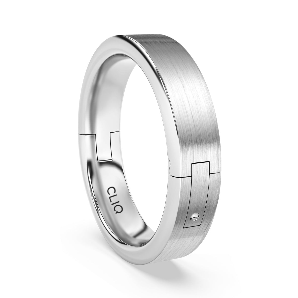 Flat Comfort Fit Band with Matte Finish, 5mm