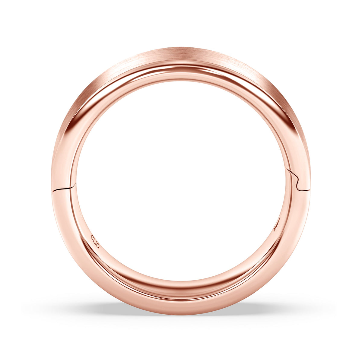 Flat Comfort Fit Band with Matte Finish, 8mm