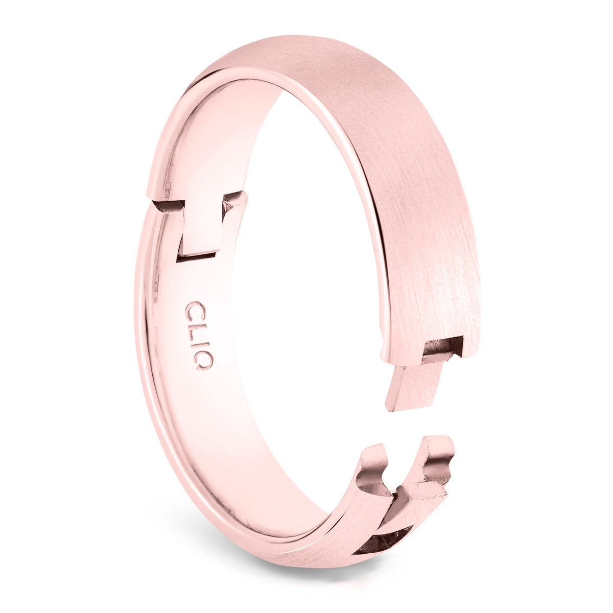 Rounded Comfort Fit Band with Matte Finish, 6mm