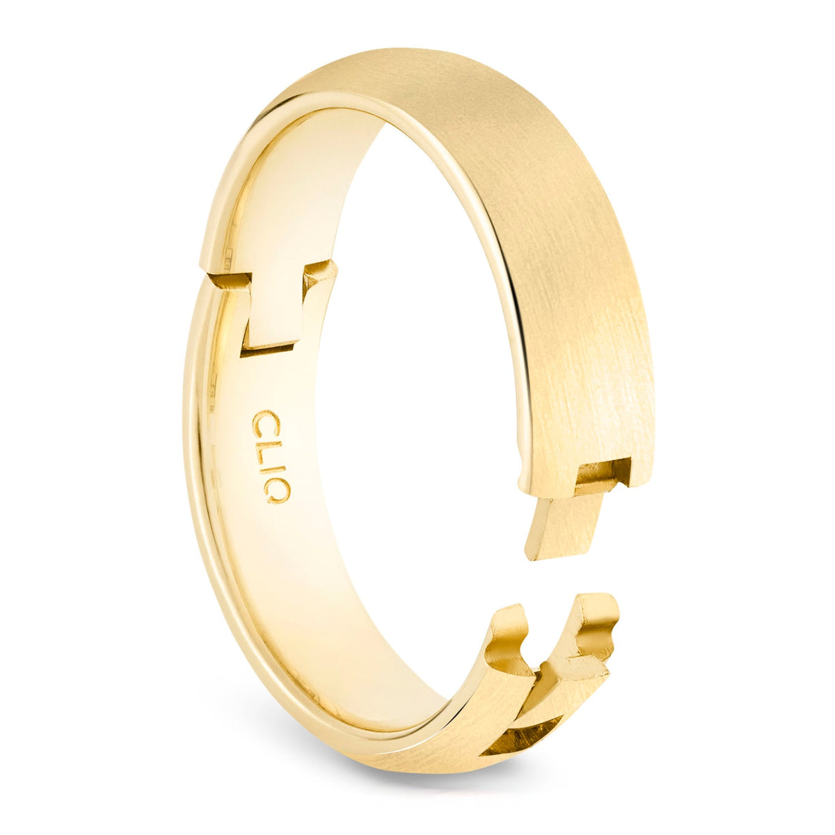Rounded Comfort Fit Band with Matte Finish, 6mm