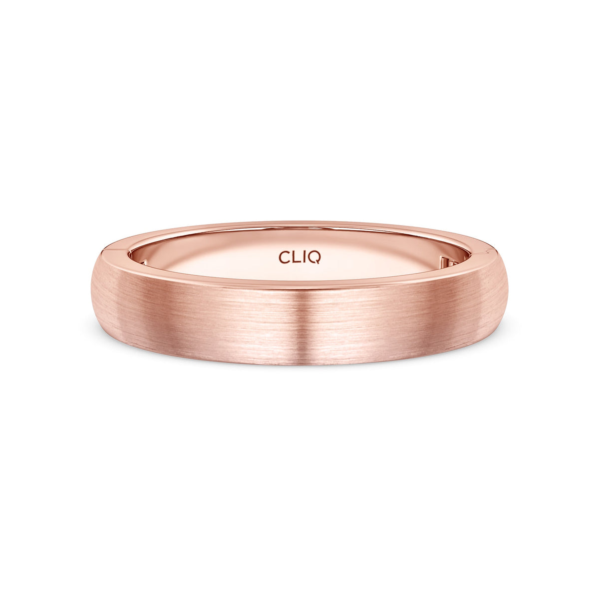 Classic Rounded Band with Matte Finish, 4mm