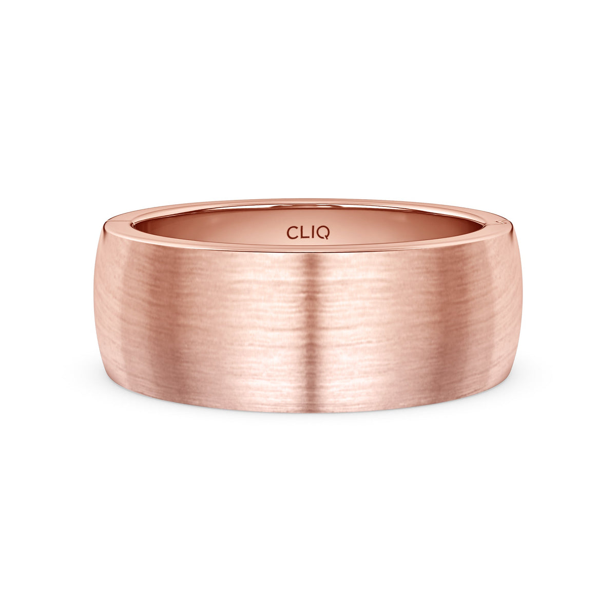 Classic Rounded Band with Matte Finish, 8mm