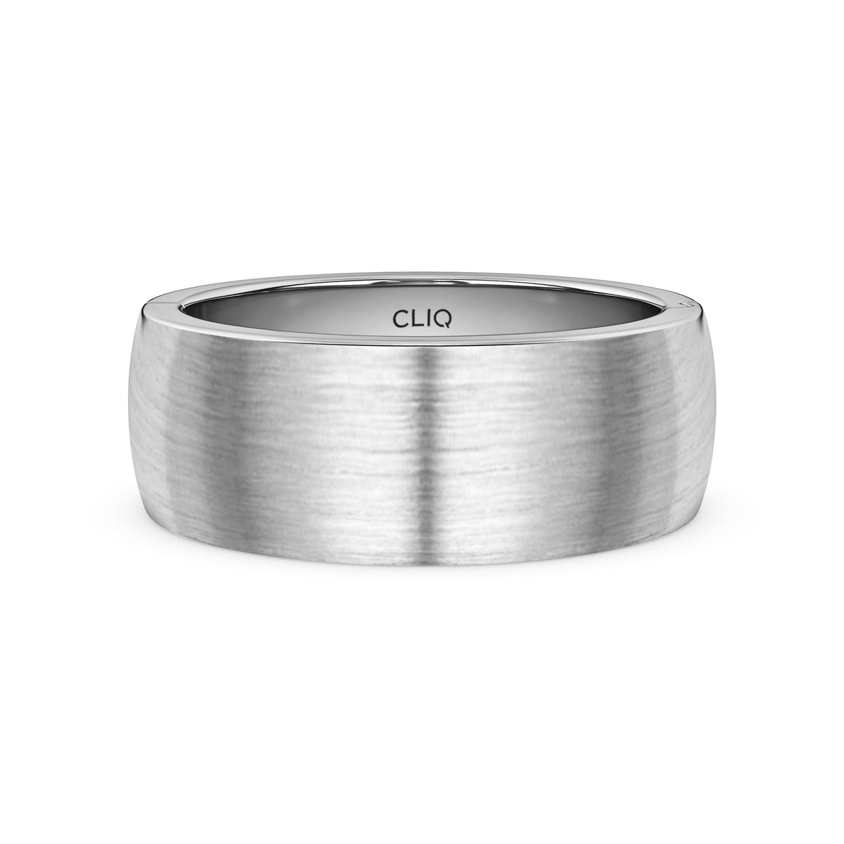 Classic Rounded Band with Matte Finish, 8mm