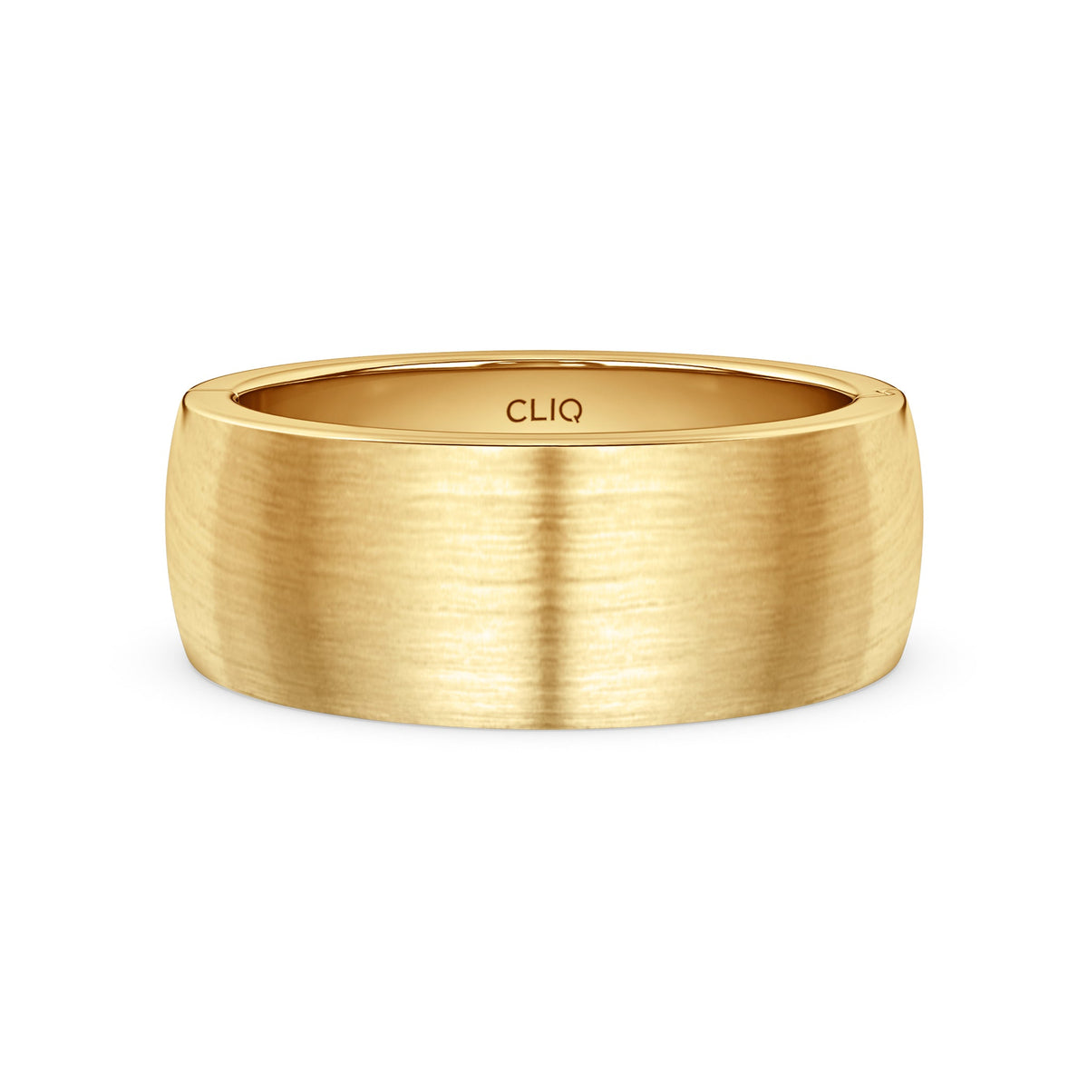 Classic Rounded Band with Matte Finish, 8mm