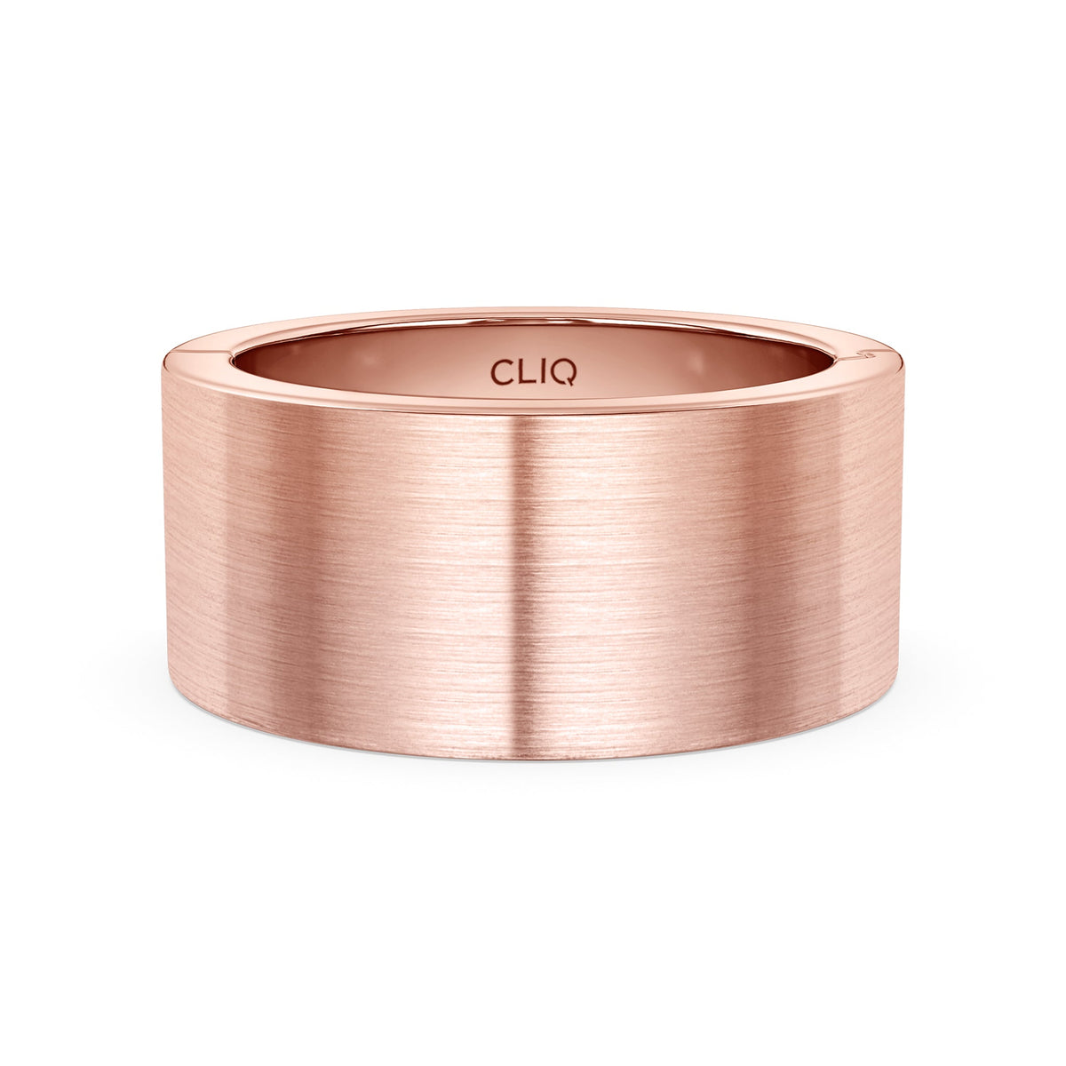 Classic Flat Profile Band with Matte Finish, 10mm