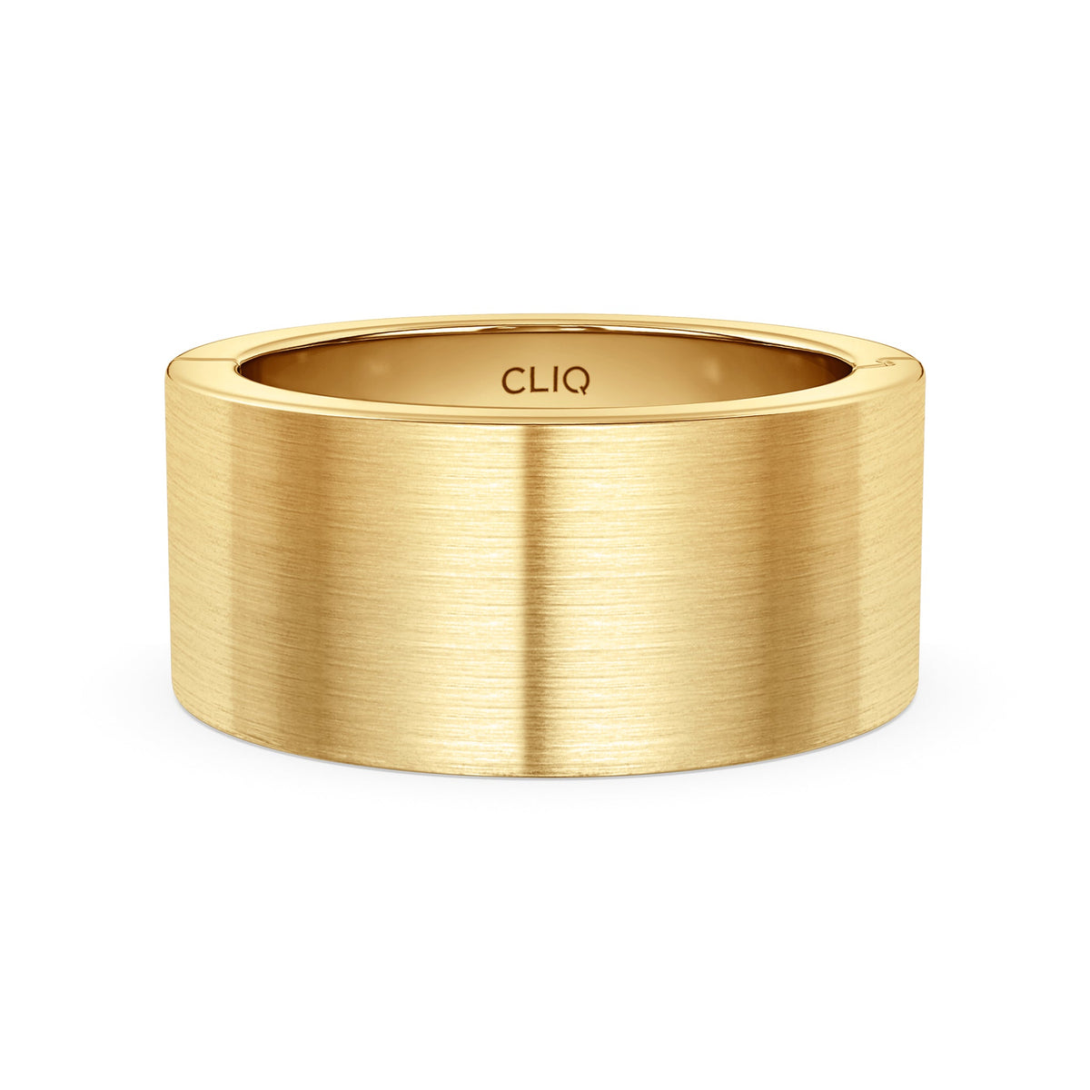 Classic Flat Profile Band with Matte Finish, 10mm