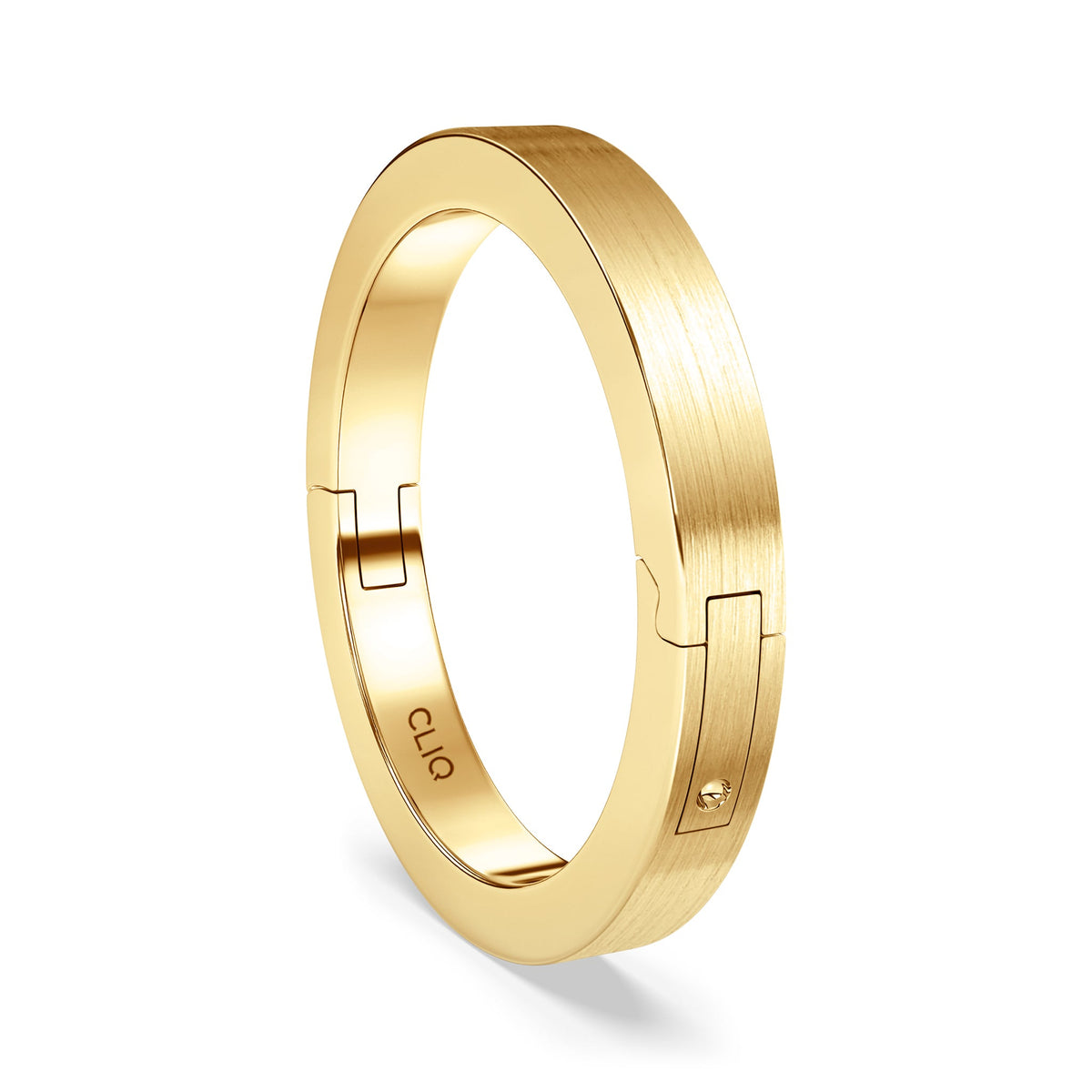 Classic Flat Profile Band with Matte Finish, 3mm