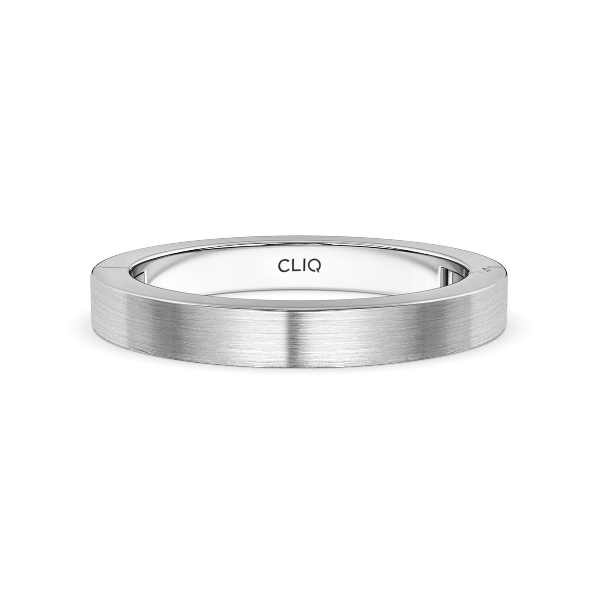 Classic Flat Profile Band with Matte Finish, 3mm