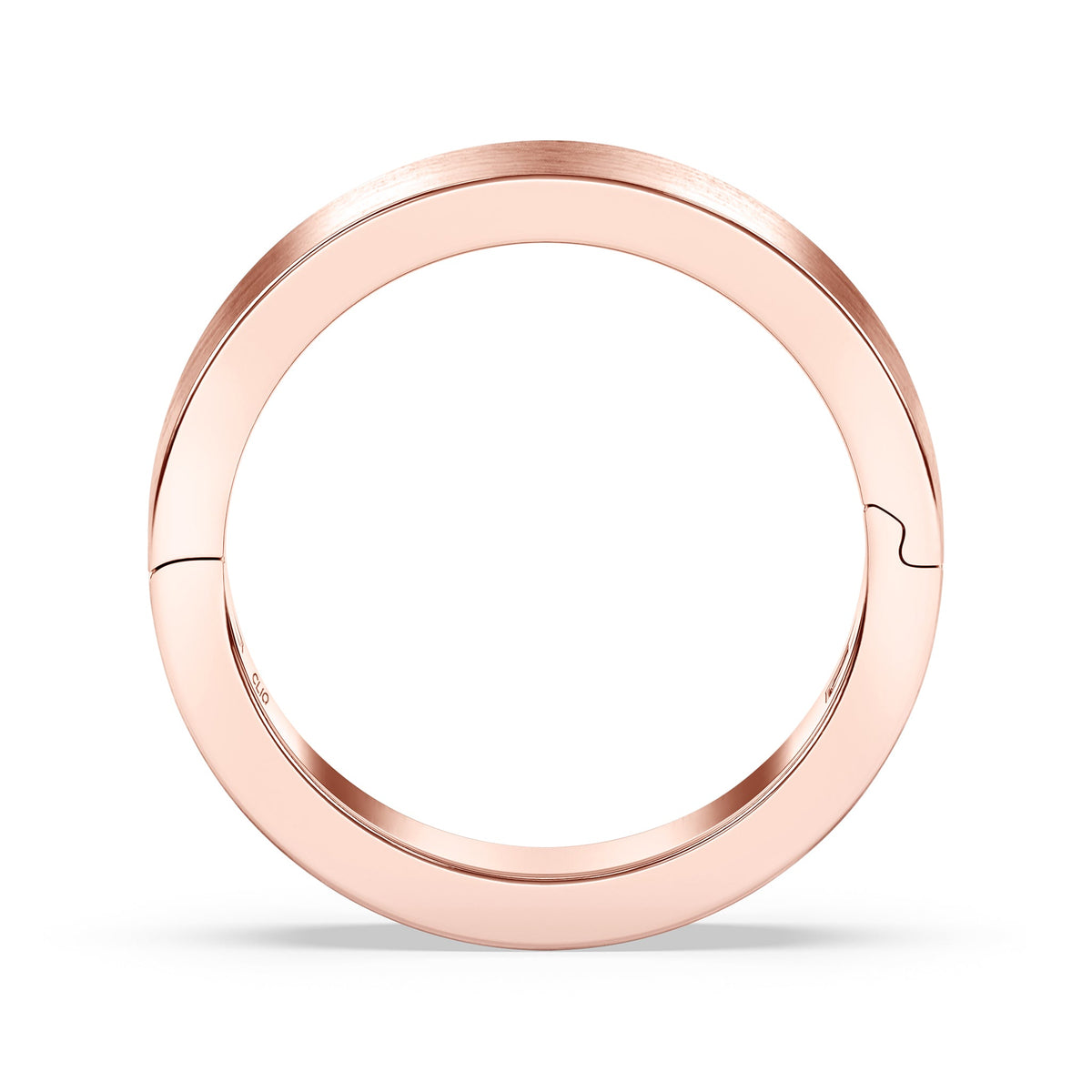 Classic Flat Profile Band with Matte Finish, 5mm