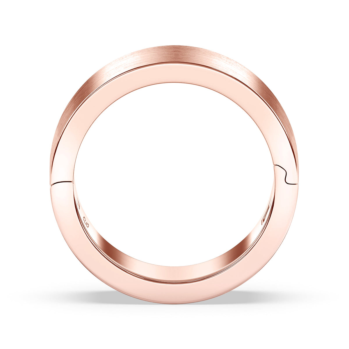 Classic Flat Profile Band with Matte Finish, 8mm