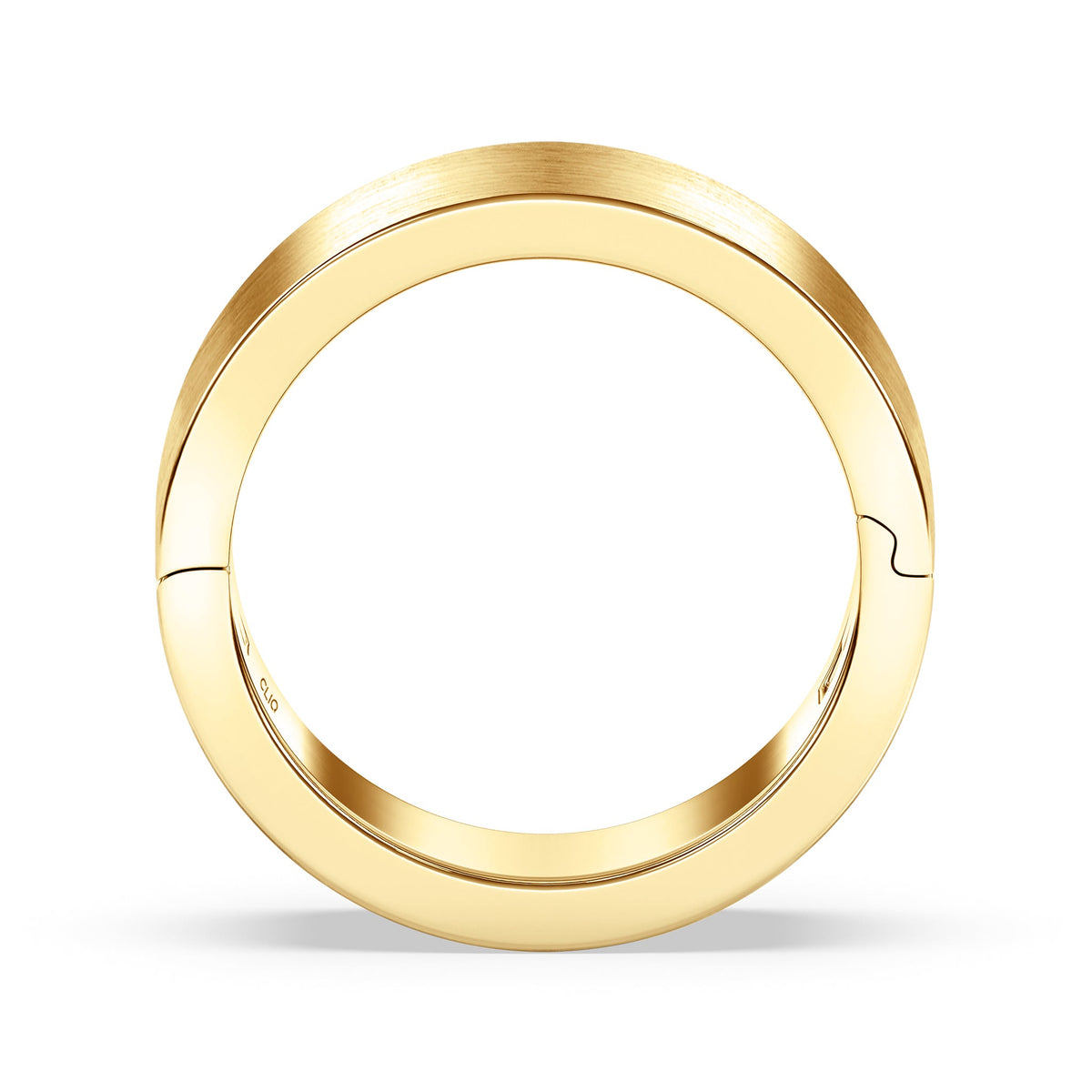 Classic Flat Profile Band with Matte Finish, 8mm