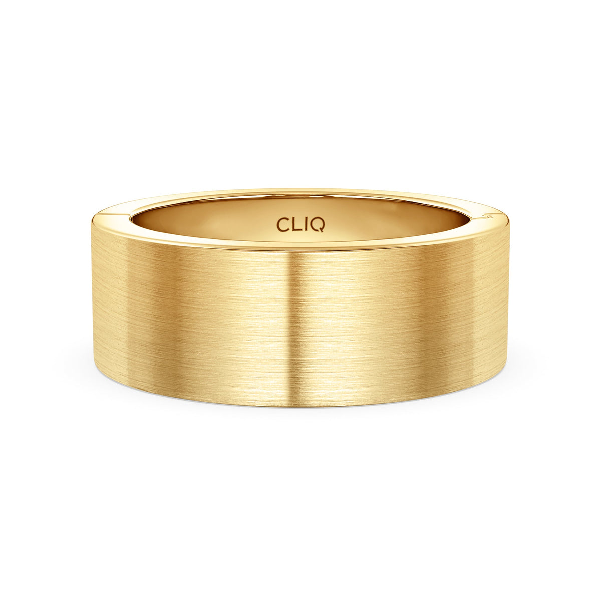 Classic Flat Profile Band with Matte Finish, 8mm