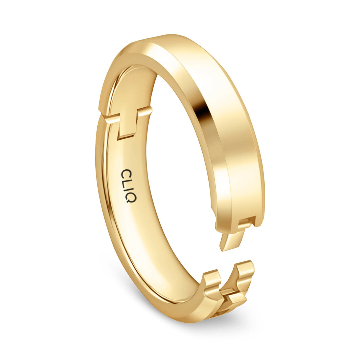 Plateau Band with Beveled Edges, 6mm