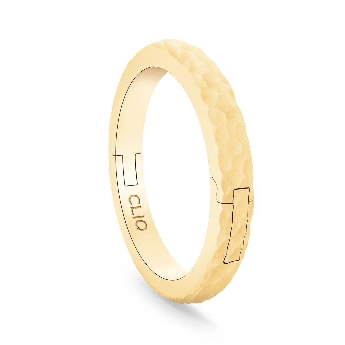 Classic Band with Hammered Finish, 3mm
