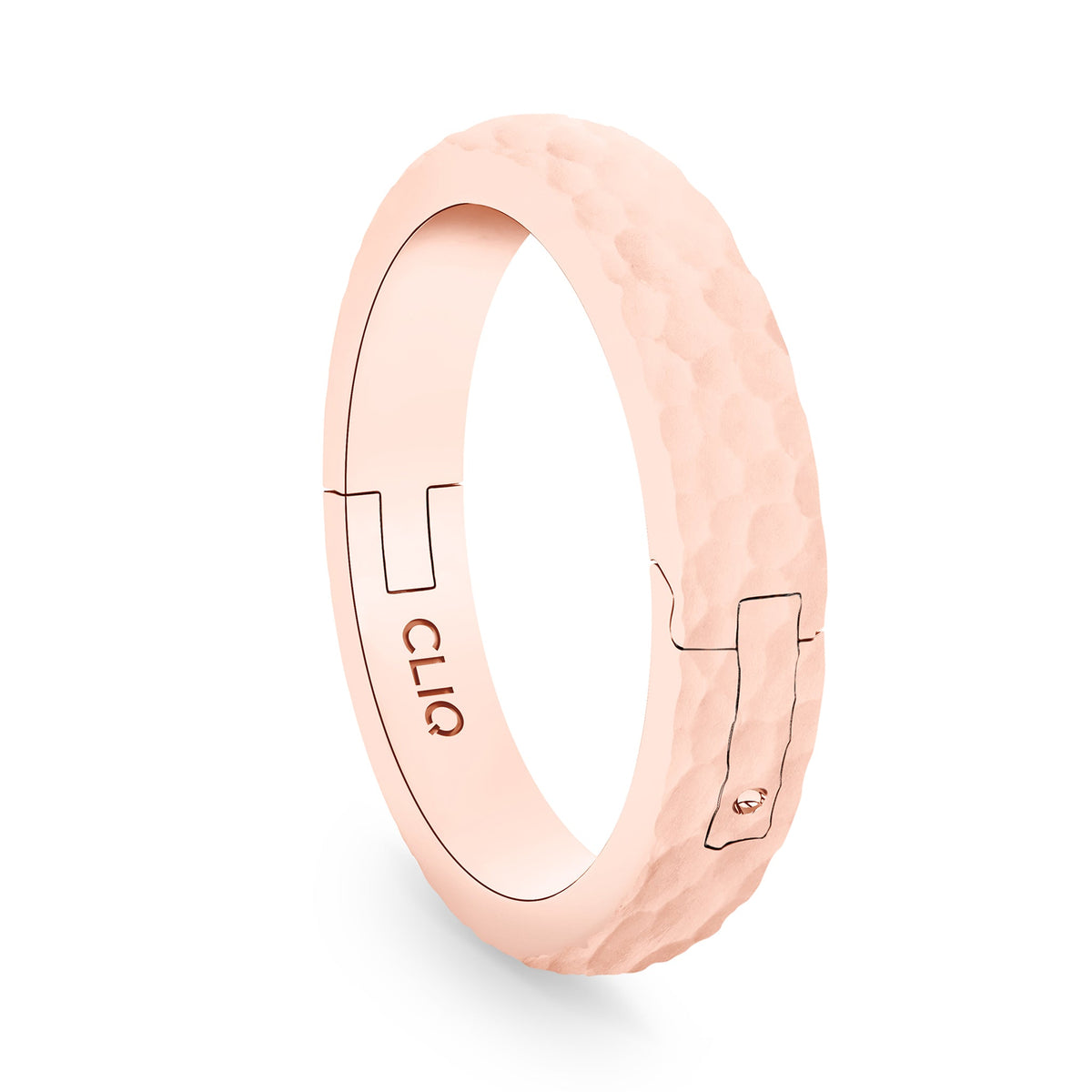 Classic Band with Hammered Finish, 4mm