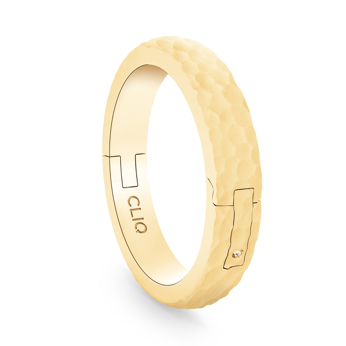 Classic Band with Hammered Finish, 4mm