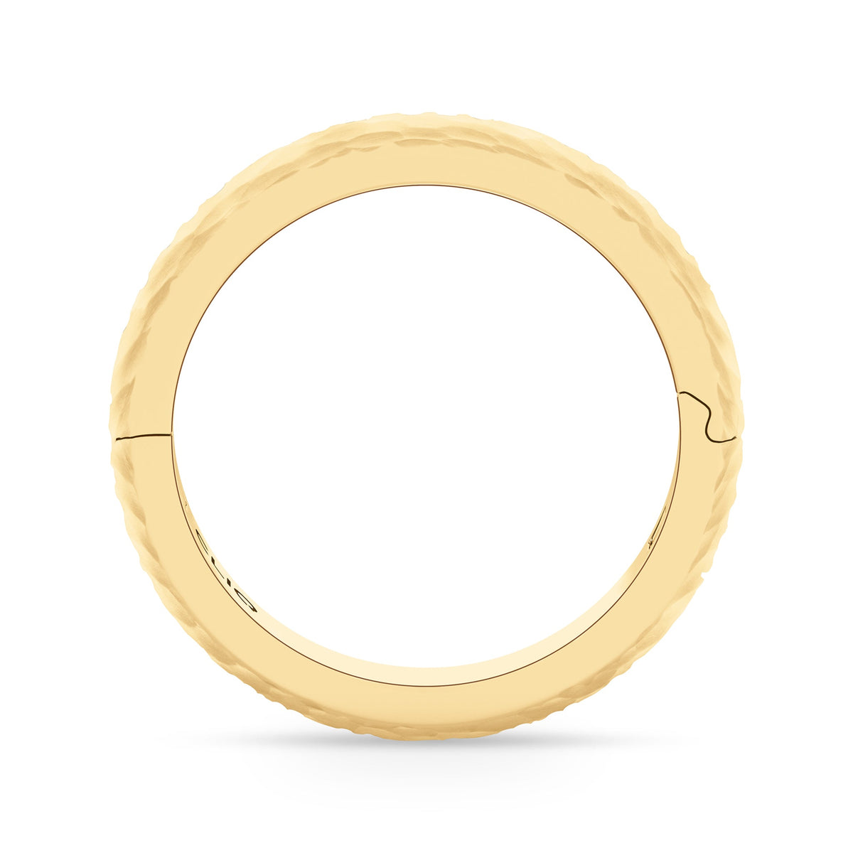 Classic Band with Hammered Finish, 4mm