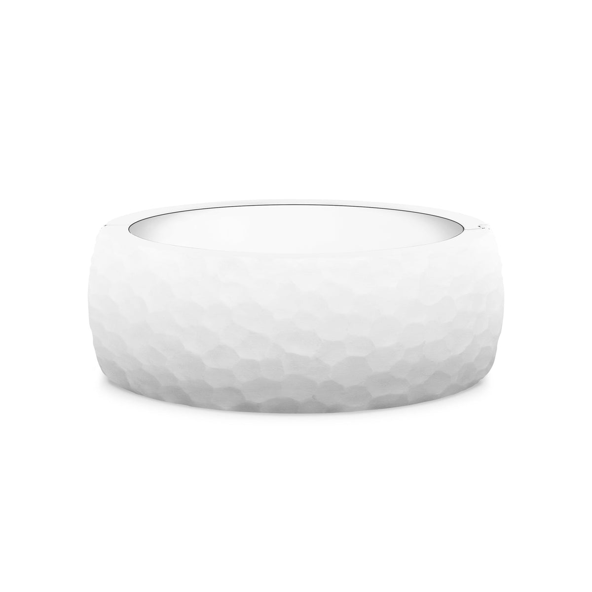 Classic Band with Hammered Finish, 8mm