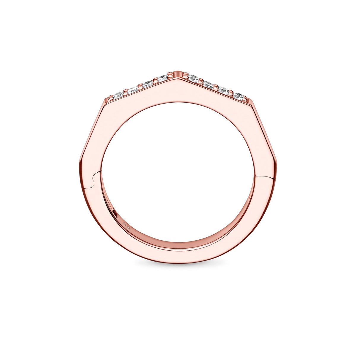 Apex Angled Diamond Band