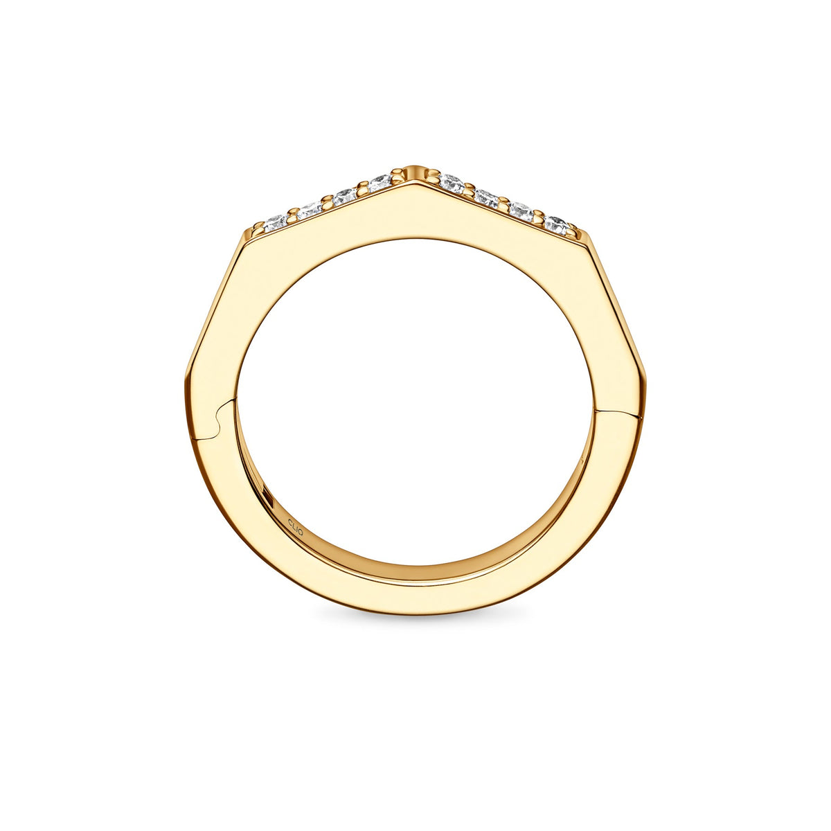 Apex Angled Diamond Band