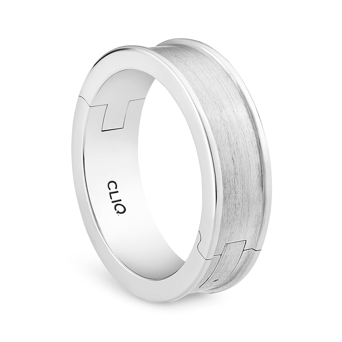 Aldridge Band with Matte Finished Center, 6mm