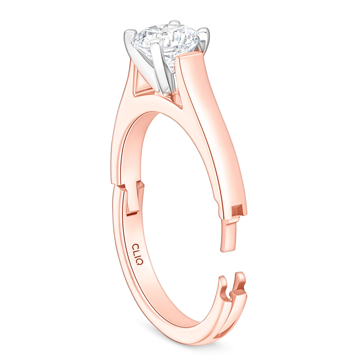 Parthenon Cathedral Solitaire Engagement Ring