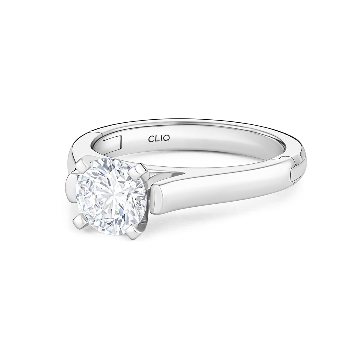 Parthenon Cathedral Solitaire Engagement Ring