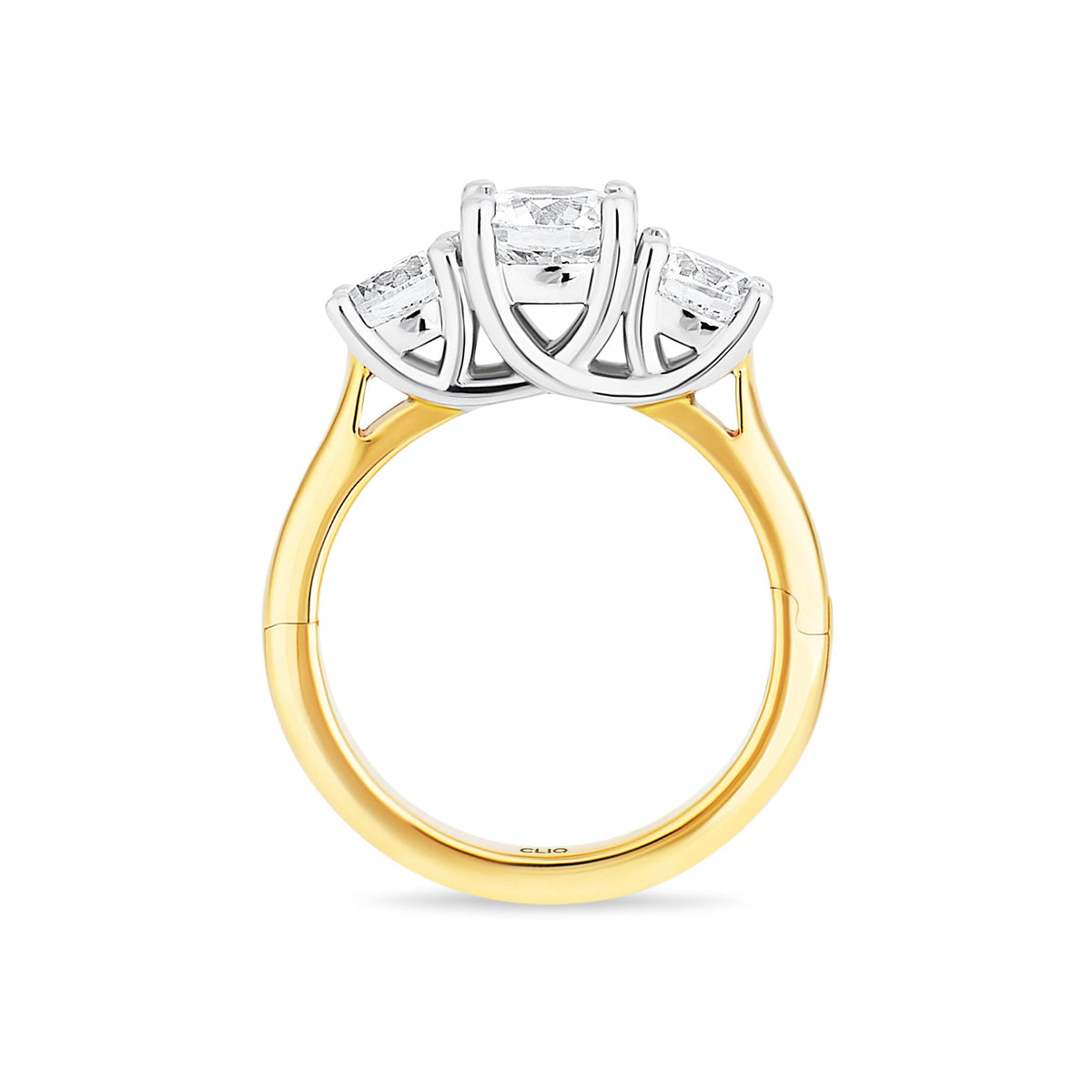 Trellis Three Stone Ring