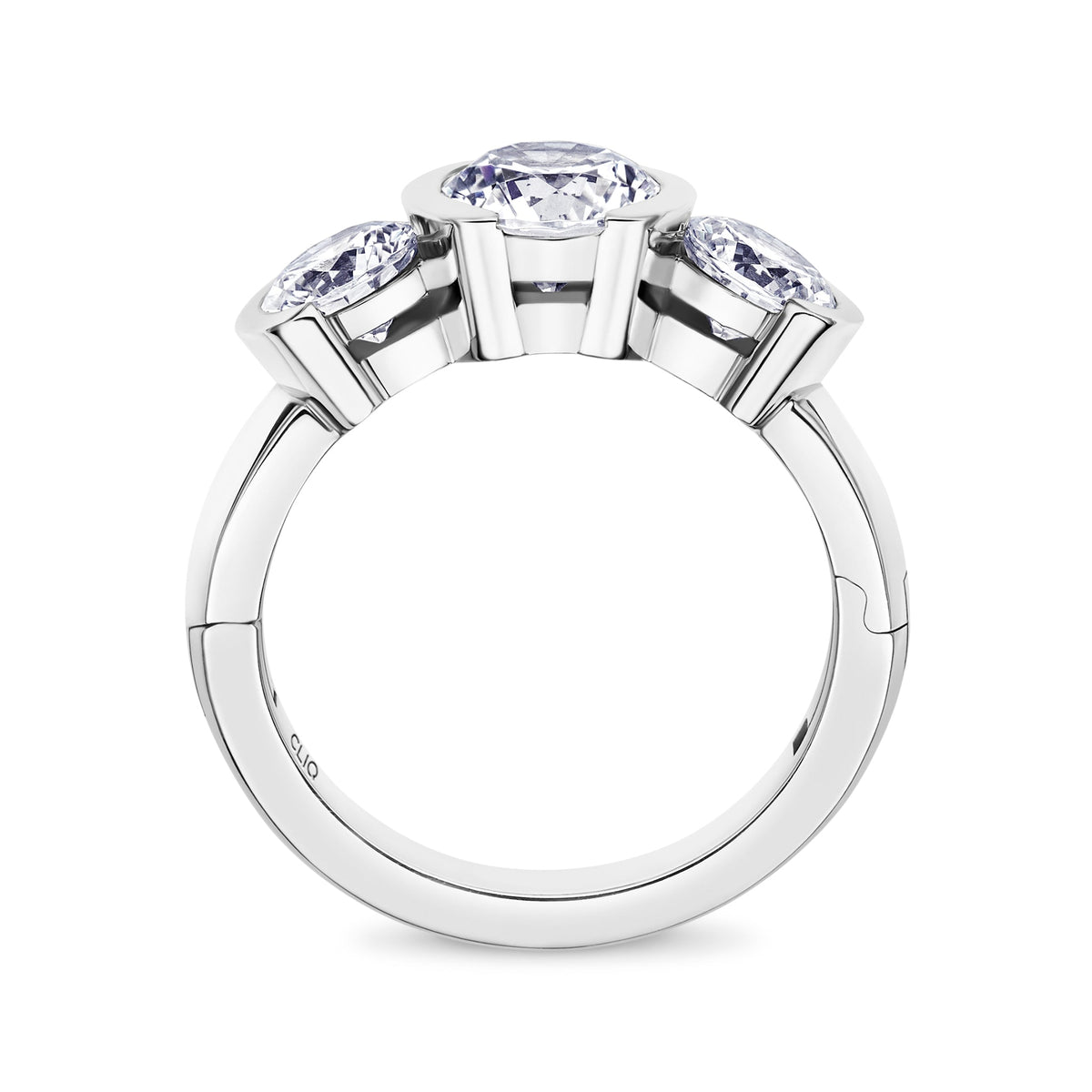 Barcelona Three Stone Ring