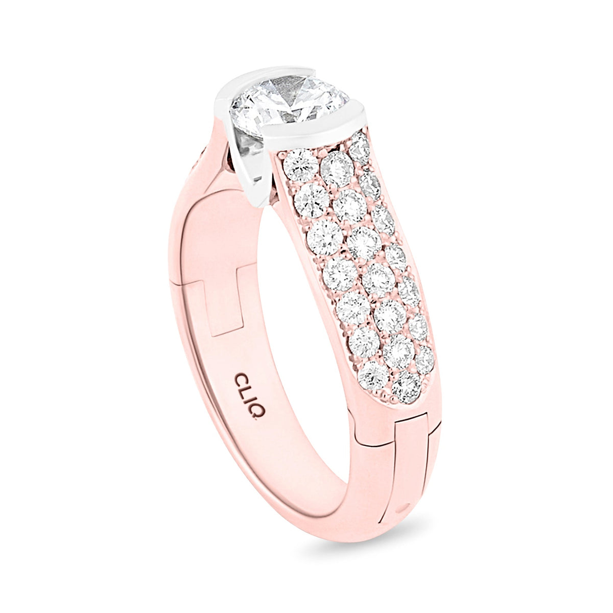 Patricia Engagement Ring with Side Stones