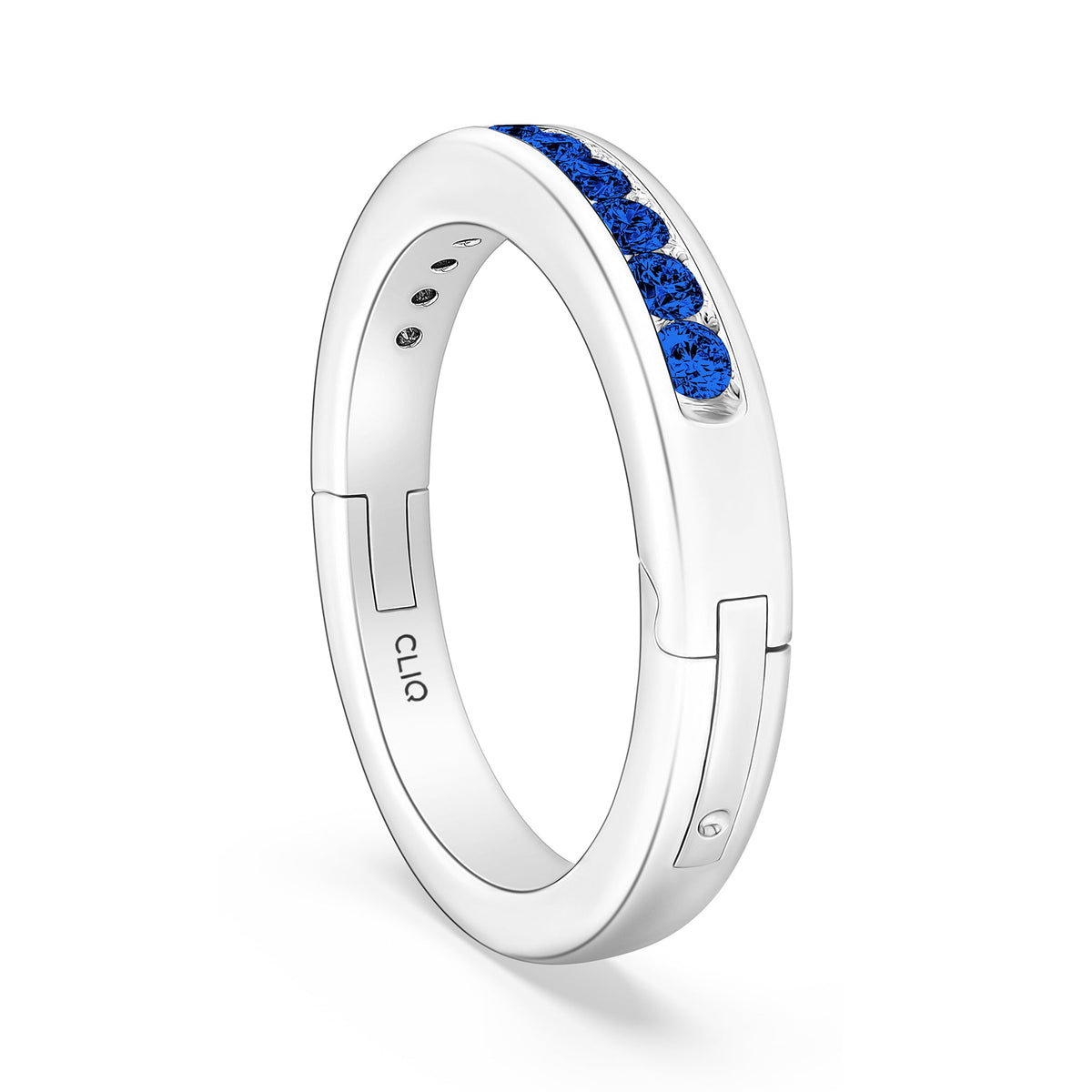Classic Channel Set Sapphire Band