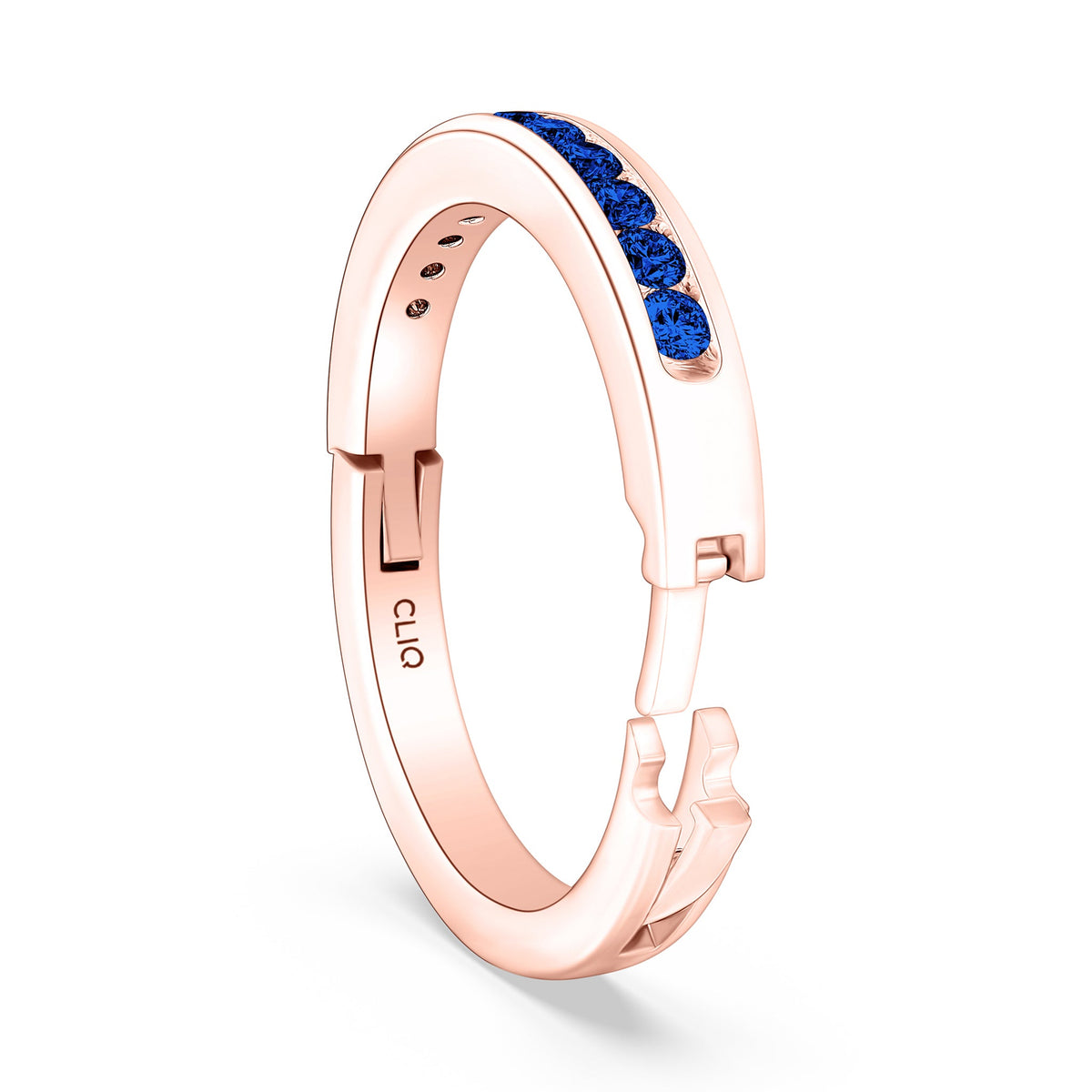 Classic Channel Set Sapphire Band