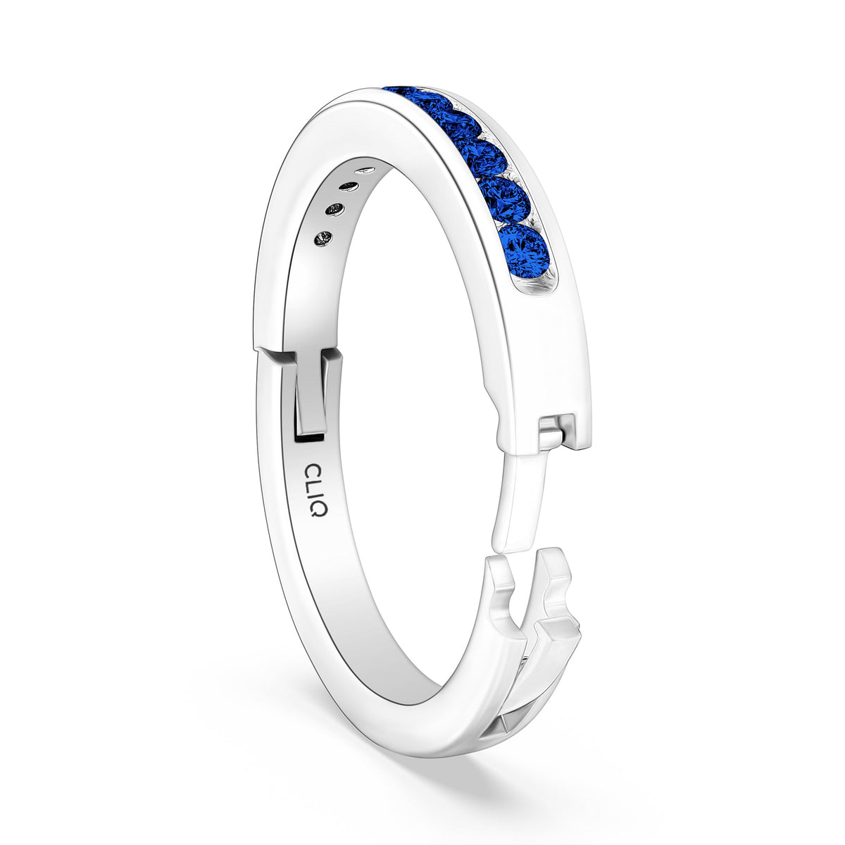 Classic Channel Set Sapphire Band