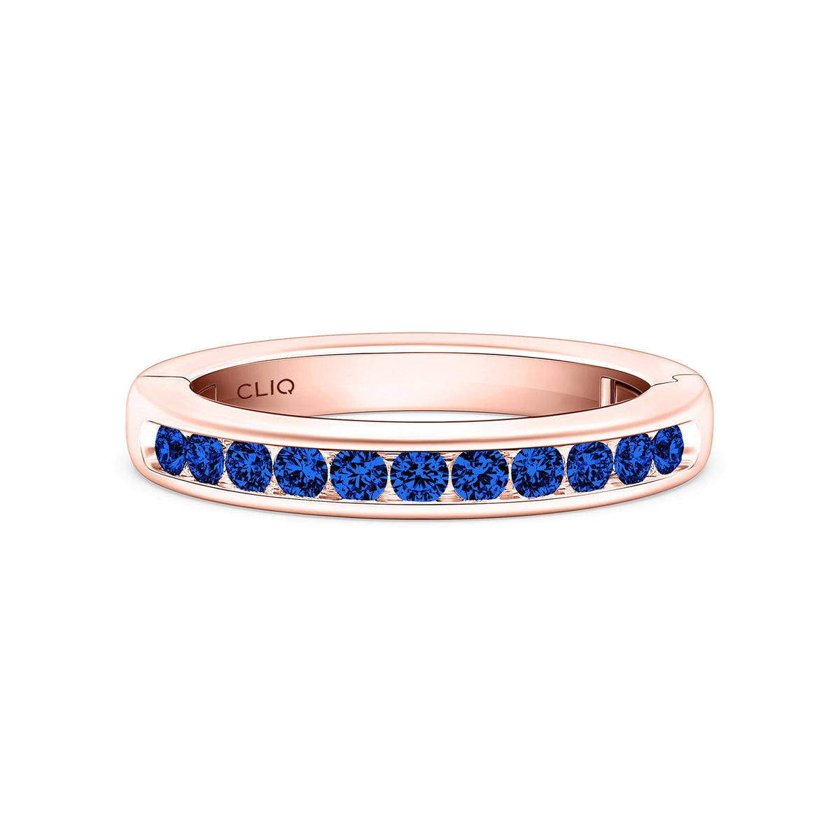Classic Channel Set Sapphire Band