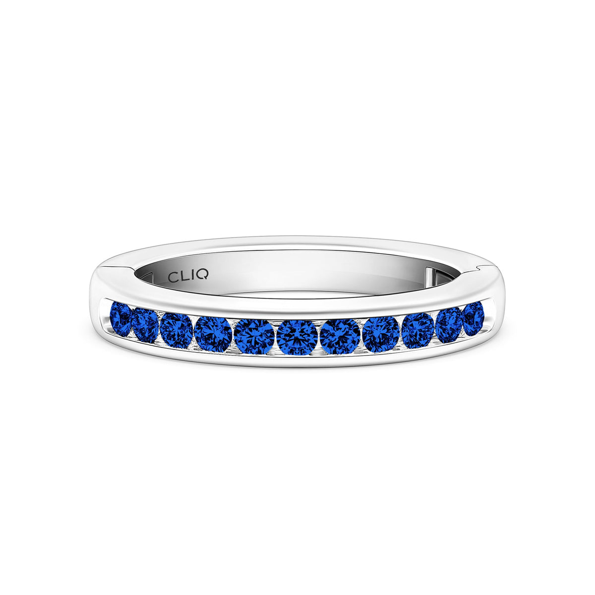 Classic Channel Set Sapphire Band