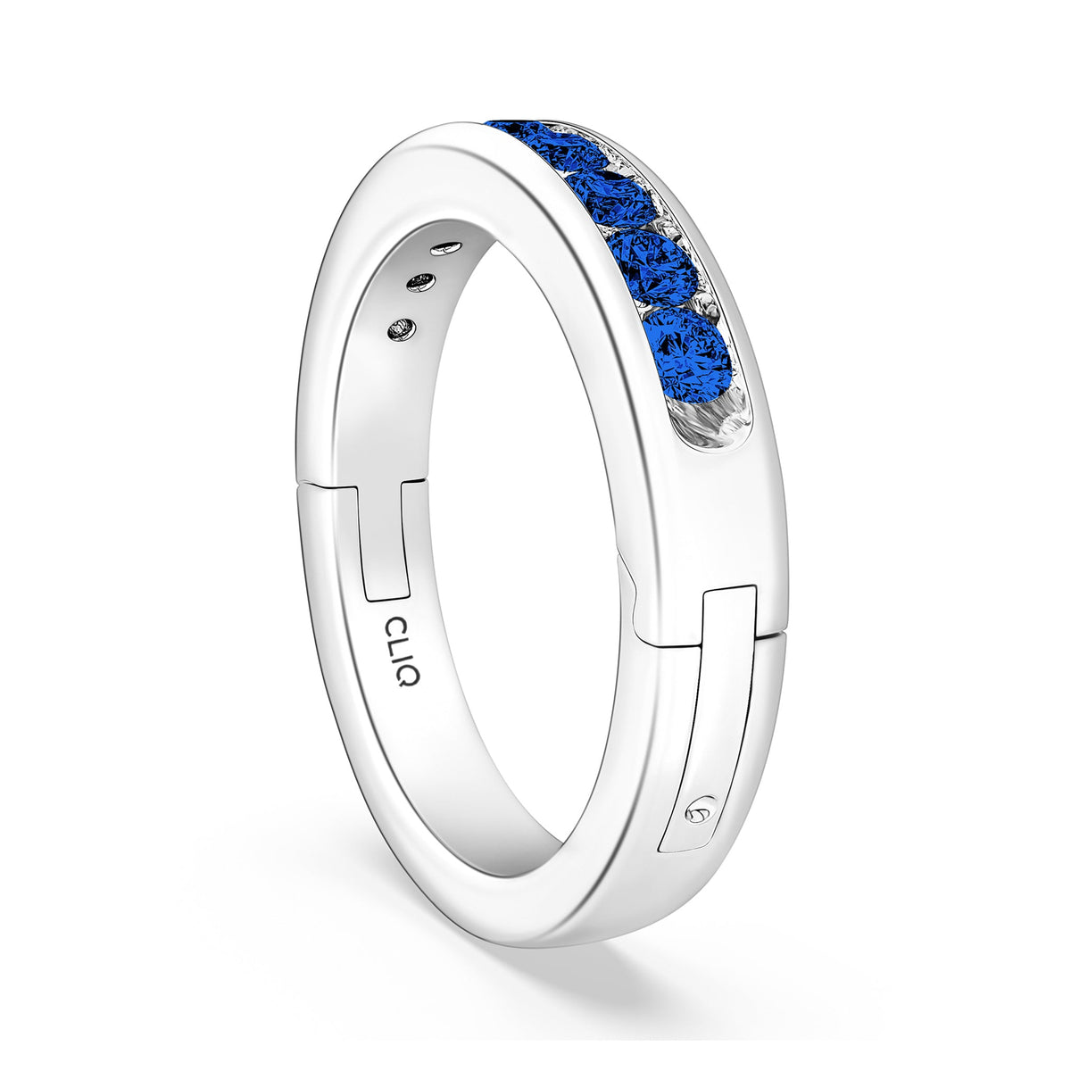 Classic Channel Set Sapphire Band