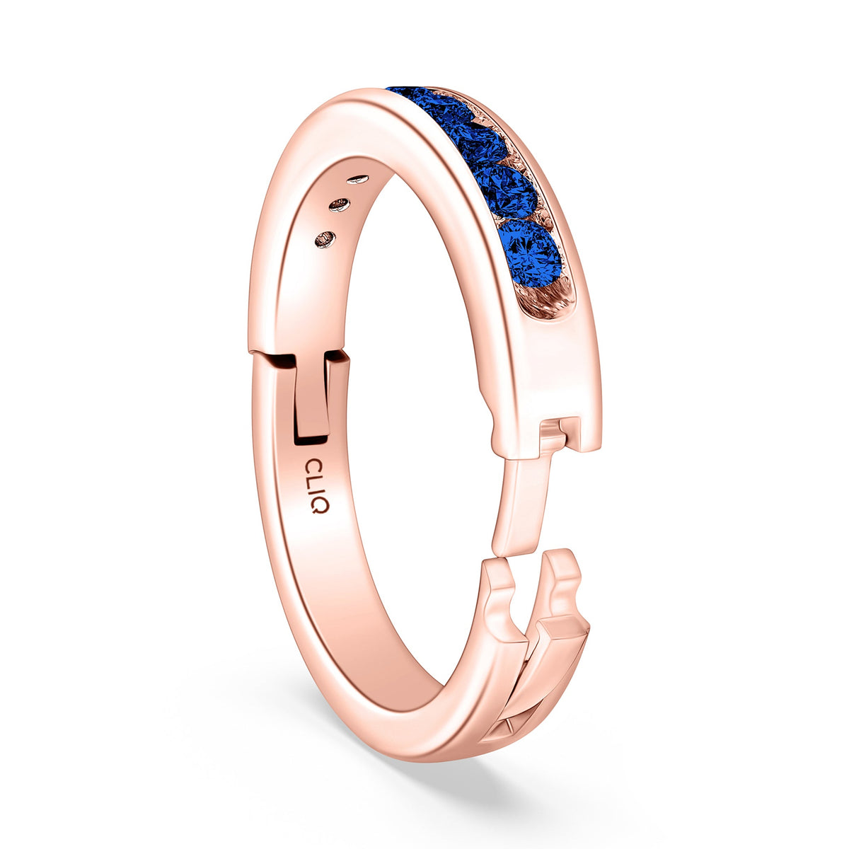 Classic Channel Set Sapphire Band