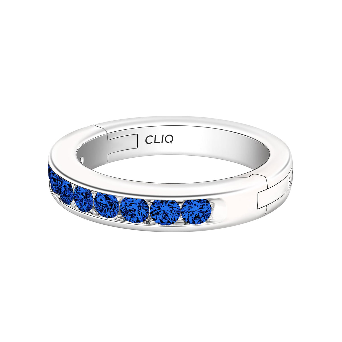 Classic Channel Set Sapphire Band