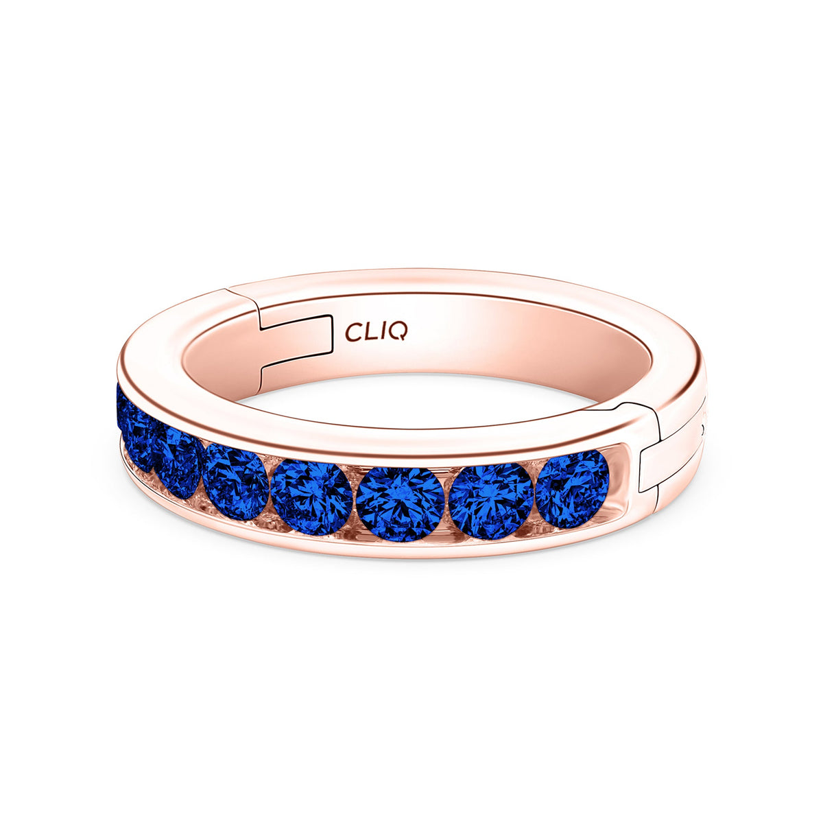 Classic Channel Set Sapphire Band