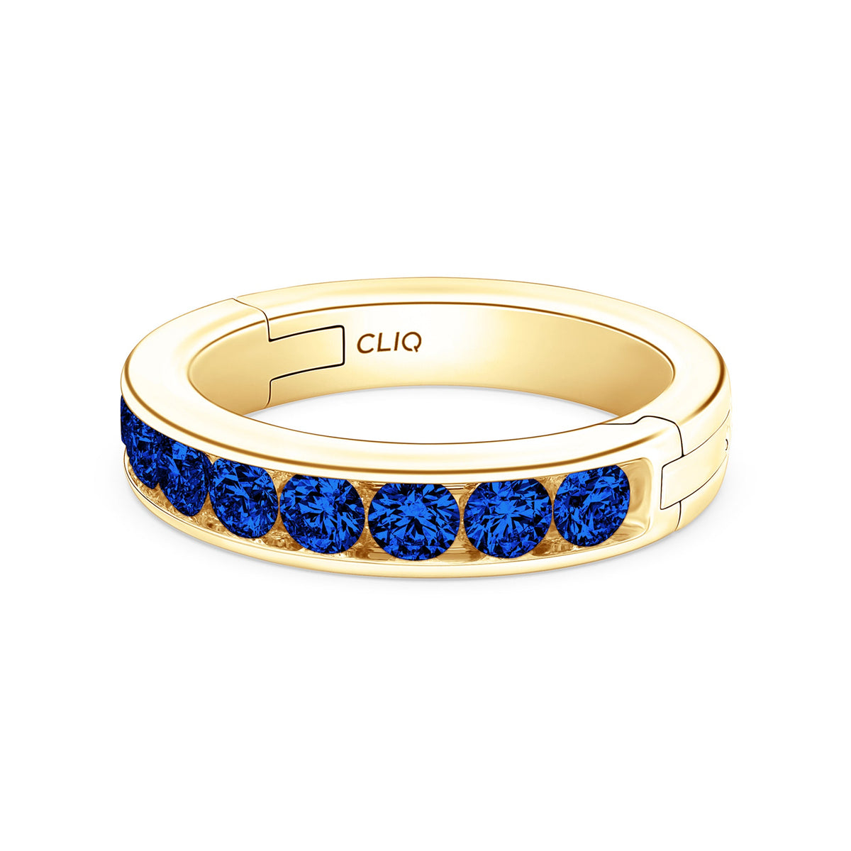 Classic Channel Set Sapphire Band