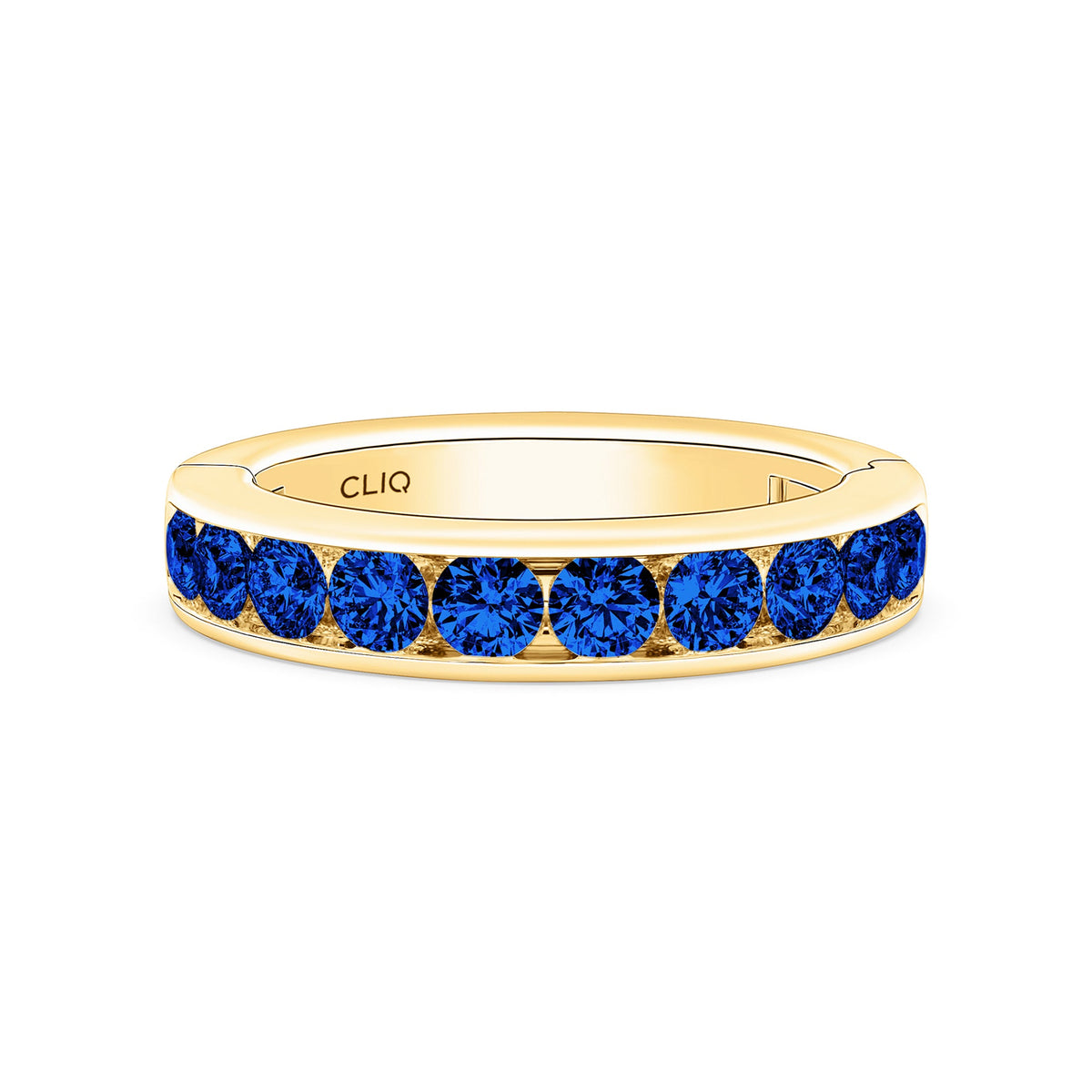 Classic Channel Set Sapphire Band