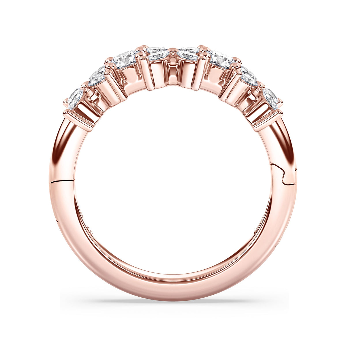 La Fleur Mixed Cut Diamond Band