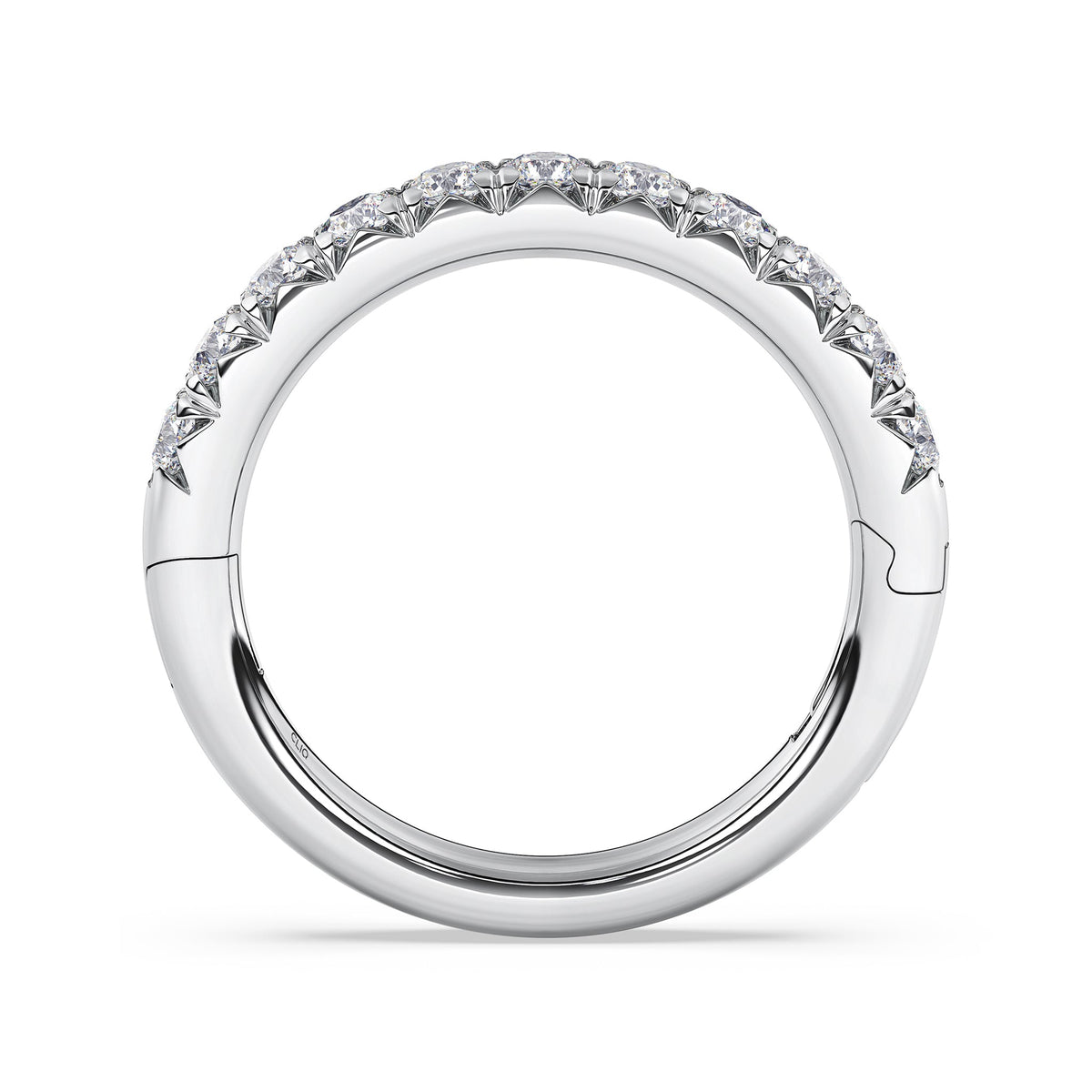 Shea French Pave Diamond Band