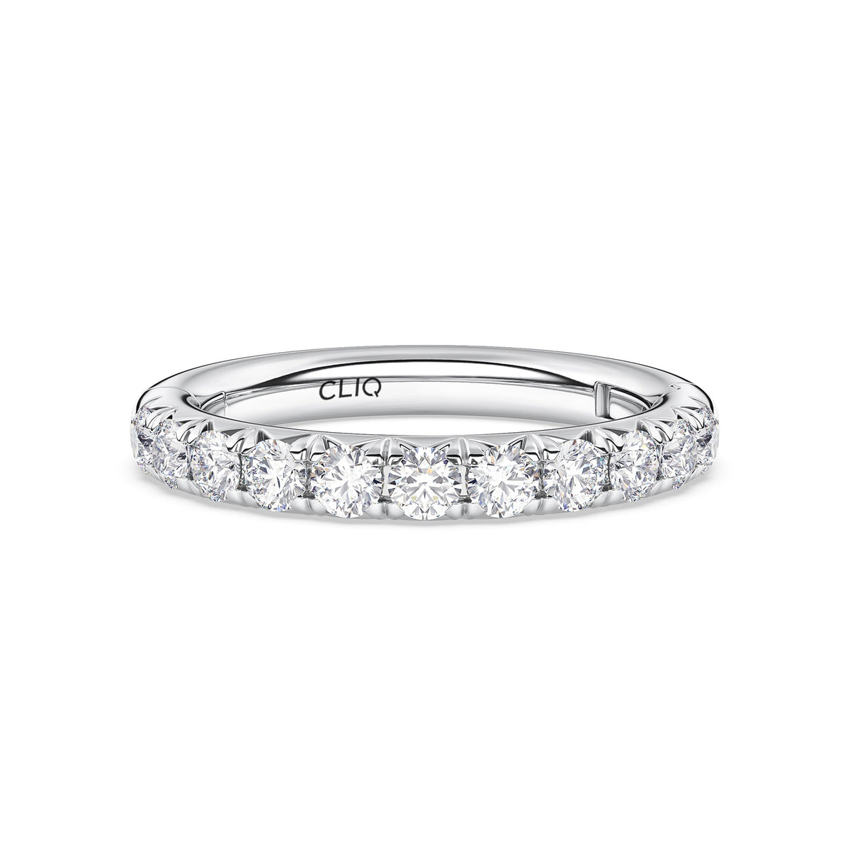 Shea French Pave Diamond Band